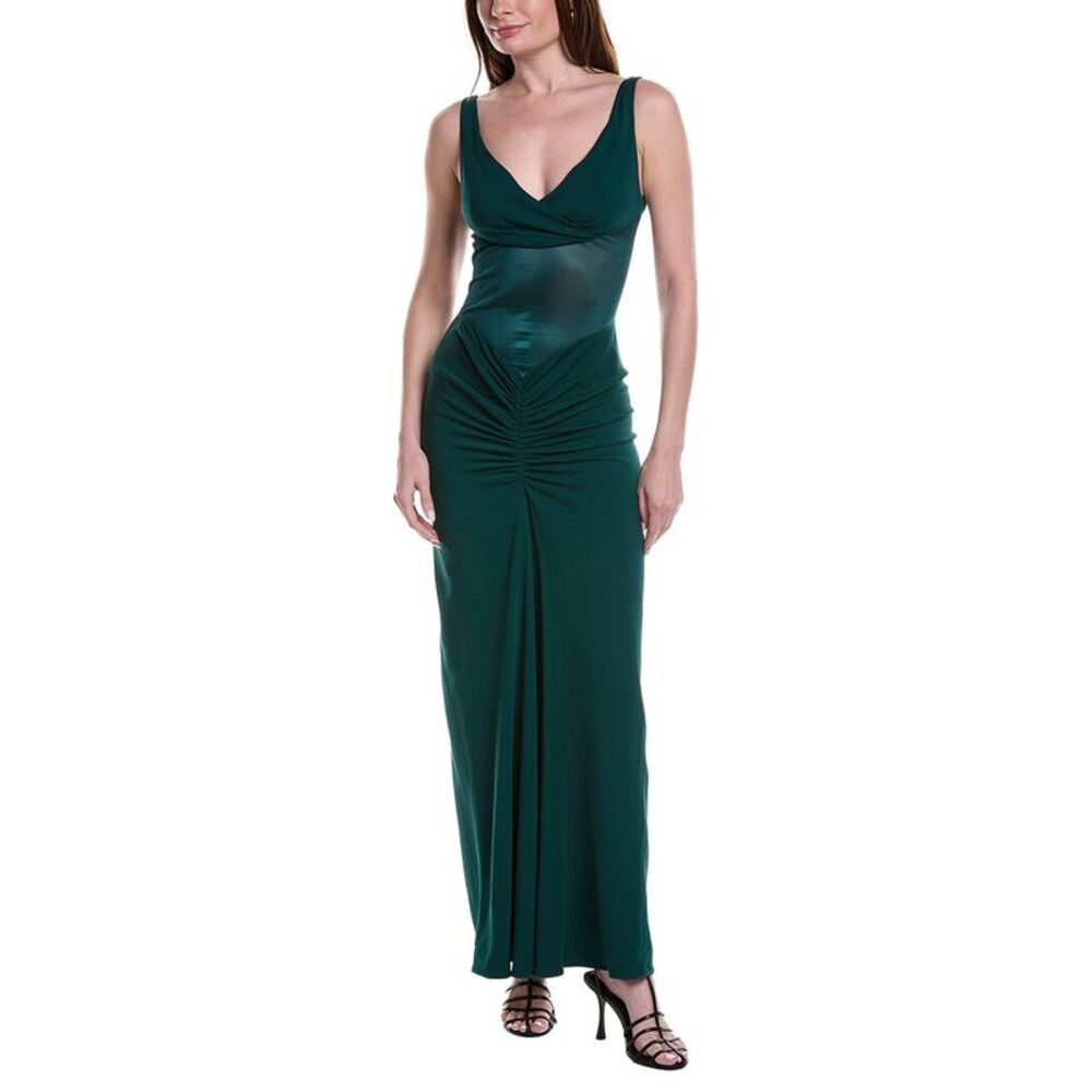 Christopher Esber Womens  Fusion Fold Tank Dress, Green